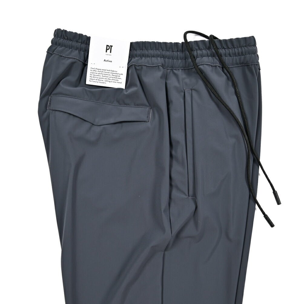 PT TORINO Active "OMEGA" 軽量ナイロン ドローコード付きイージーパンツ｜423852 - 50｜GUARDAROBA MILANO OFFICIAL STORE