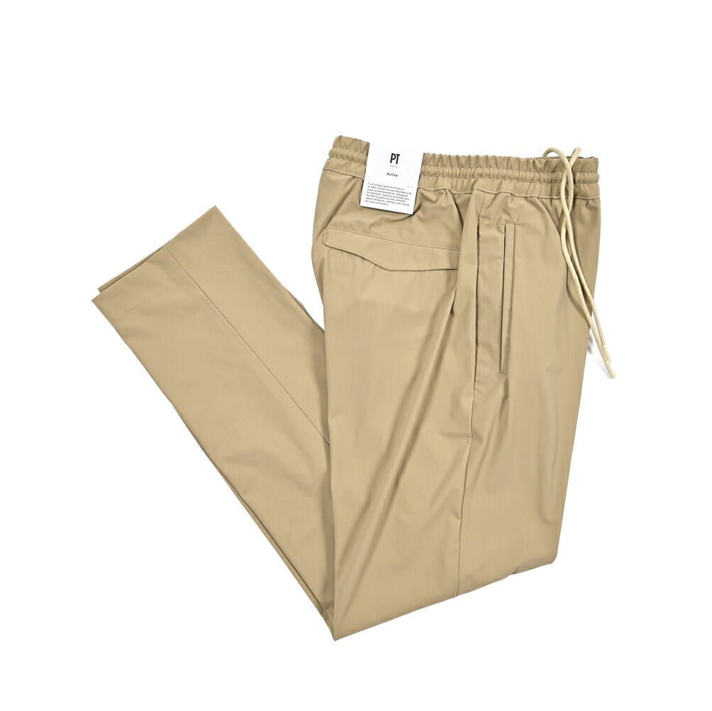 PT TORINO Active "OMEGA" 軽量ナイロン ドローコード付きイージーパンツ｜423892 - 48｜GUARDAROBA MILANO OFFICIAL STORE
