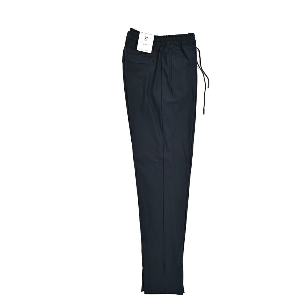 PT TORINO Active "OMEGA" 高機能ストレッチナイロン ドローコード付きリラックステーパードパンツ｜430829-48｜GUARDAROBA MILANO OFFICIAL STORE