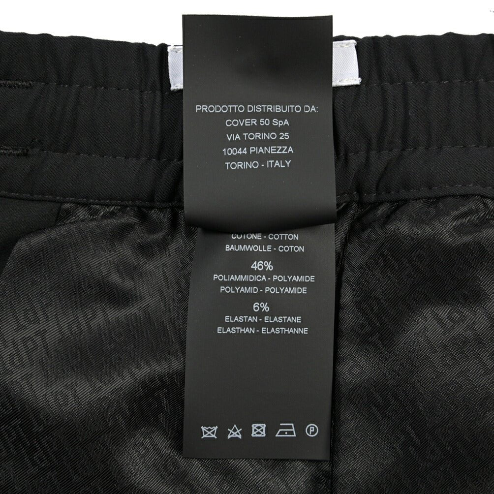 PT TORINO Active “OMEGA” コットン混ナイロン ドローコード付きストレッチパンツ ブラック 44 | GUARDAROBA MILANO OFFICIAL STORE