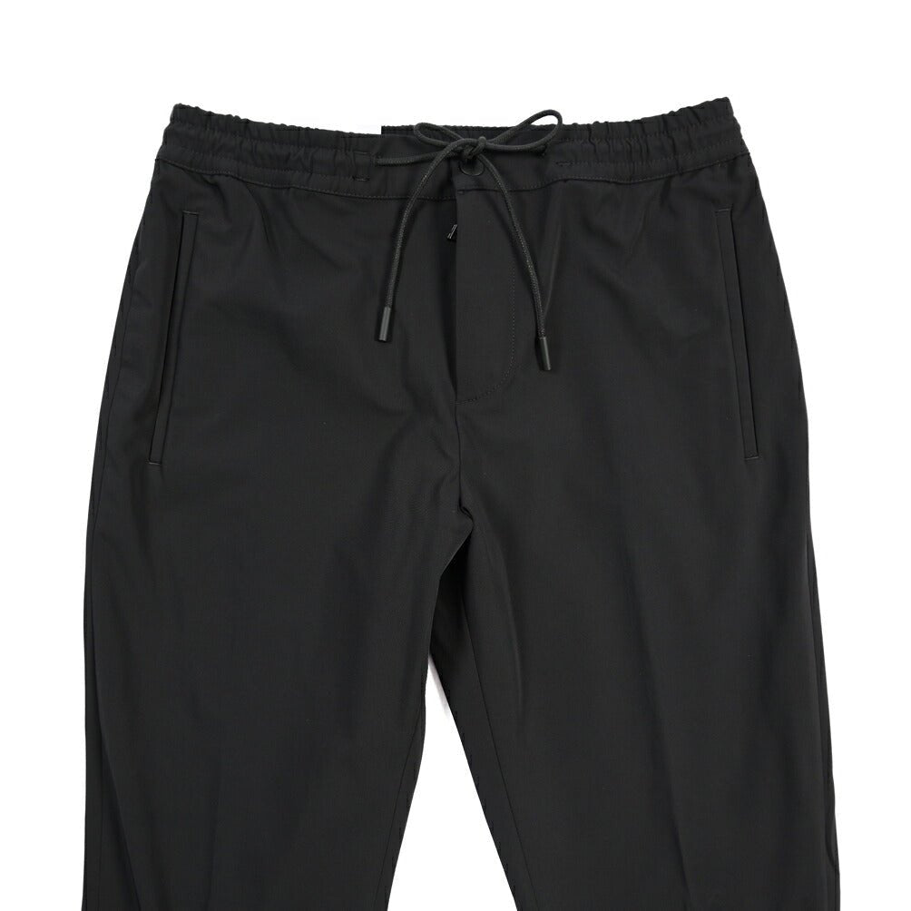 PT TORINO Active “OMEGA” コットン混ナイロン ドローコード付きストレッチパンツ ブラック 44 | GUARDAROBA MILANO OFFICIAL STORE