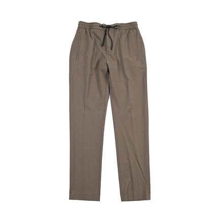 PT TORINO Active “OMEGA” ストレッチウール ドローコード付付きノータックスラックス ブラウン 44 | GUARDAROBA MILANO OFFICIAL STORE