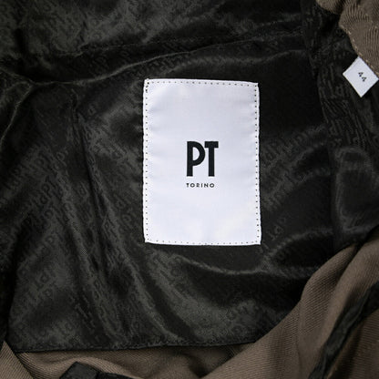 PT TORINO Active “OMEGA” ストレッチウール ドローコード付付きノータックスラックス ブラウン 44 | GUARDAROBA MILANO OFFICIAL STORE