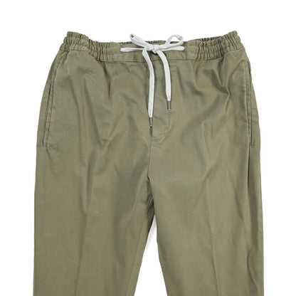 PT TORINO Active “OMEGA” ストレッチコットン ドローコード付きパンツ カーキグリーン 48 | GUARDAROBA MILANO OFFICIAL STORE