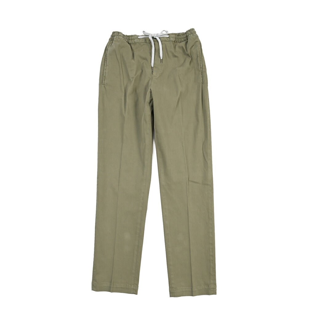 PT TORINO Active “OMEGA” ストレッチコットン ドローコード付きパンツ カーキグリーン 48 | GUARDAROBA MILANO OFFICIAL STORE