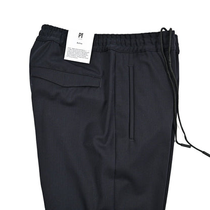 PT TORINO Active "OMEGA" 高機能ウォッシャブルウール ドローコード付きリラックステーパードパンツ TECHNO WASHABLE WOOL｜430750-48｜GUARDAROBA MILANO OFFICIAL STORE