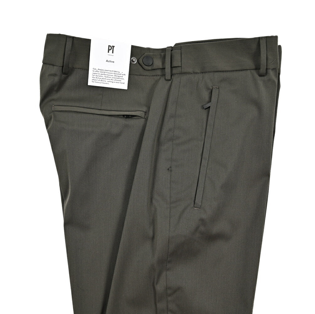 PT TORINO Active SIGMA ウール混 ノータックパンツ｜430702-44｜GUARDAROBA MILANO OFFICIAL STORE