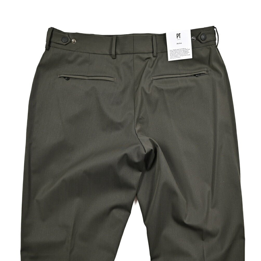 PT TORINO Active SIGMA ウール混 ノータックパンツ｜430702-44｜GUARDAROBA MILANO OFFICIAL STORE