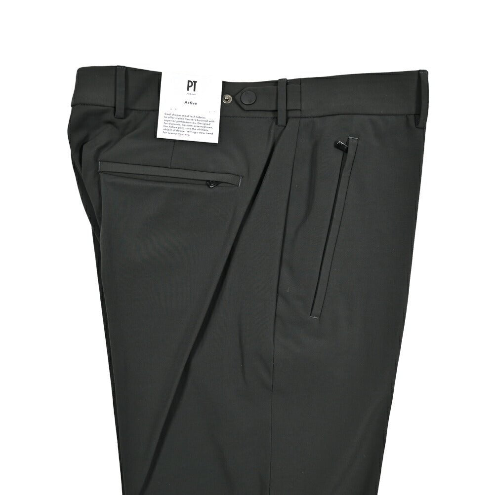 PT TORINO Active "SIGMA" コットンナイロン ノータックイージーパンツ｜430737-48｜GUARDAROBA MILANO OFFICIAL STORE
