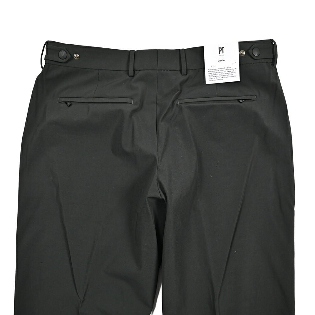 PT TORINO Active "SIGMA" コットンナイロン ノータックイージーパンツ｜430737-48｜GUARDAROBA MILANO OFFICIAL STORE