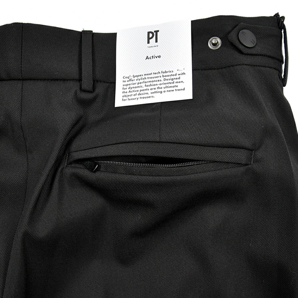 PT TORINO Active SIGMA ストレッチウール ノータックパンツ｜430849-44｜GUARDAROBA MILANO OFFICIAL STORE