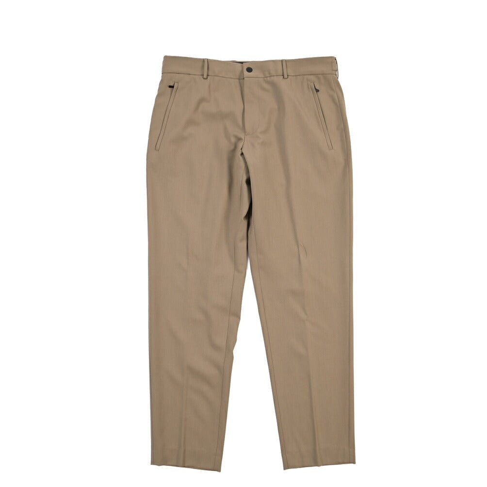 PT TORINO Active “SIGMA” 高機能ストレッチウール ノータックスラックス / TECHNO WASHABLE WOOL ブラウン 50 | GUARDAROBA MILANO OFFICIAL STORE
