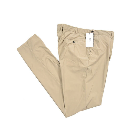 PT TORINO Active "SLIM FIT" 高機能ストレッチナイロン ノータックスリムパンツ / KINETIC FABRIC ベージュ 54 | GUARDAROBA MILANO OFFICIAL STORE