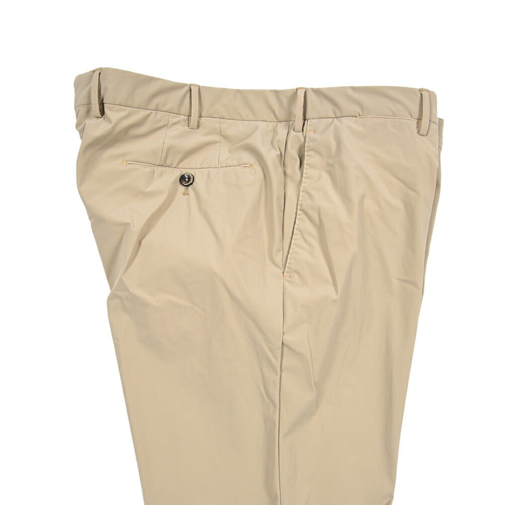 PT TORINO Active "SLIM FIT" 高機能ストレッチナイロン ノータックスリムパンツ / KINETIC FABRIC ベージュ 54 | GUARDAROBA MILANO OFFICIAL STORE