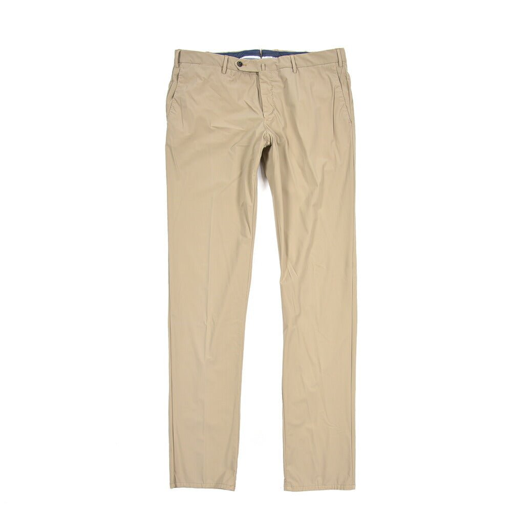 PT TORINO Active "SLIM FIT" 高機能ストレッチナイロン ノータックスリムパンツ / KINETIC FABRIC ベージュ 54 | GUARDAROBA MILANO OFFICIAL STORE