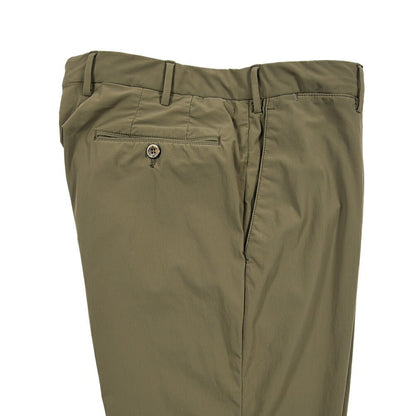 PT TORINO Active "SLIM FIT" 高機能ストレッチナイロン ノータックスリムパンツ / KINETIC FABRIC カーキグリーン 48 | GUARDAROBA MILANO OFFICIAL STORE