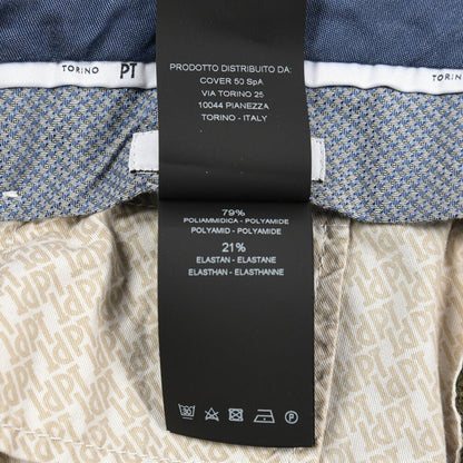 PT TORINO Active "SLIM FIT" 高機能ストレッチナイロン ノータックスリムパンツ / KINETIC FABRIC カーキグリーン 48 | GUARDAROBA MILANO OFFICIAL STORE
