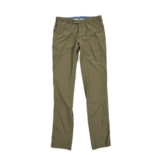 PT TORINO Active "SLIM FIT" 高機能ストレッチナイロン ノータックスリムパンツ / KINETIC FABRIC カーキグリーン 48 | GUARDAROBA MILANO OFFICIAL STORE