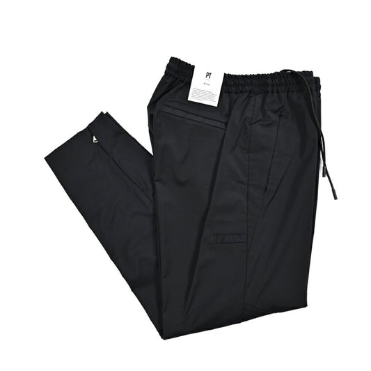 PT TORINO Active "THETA" ストレッチウール ドローコード付きイージースラックス｜423990 - 46｜GUARDAROBA MILANO OFFICIAL STORE