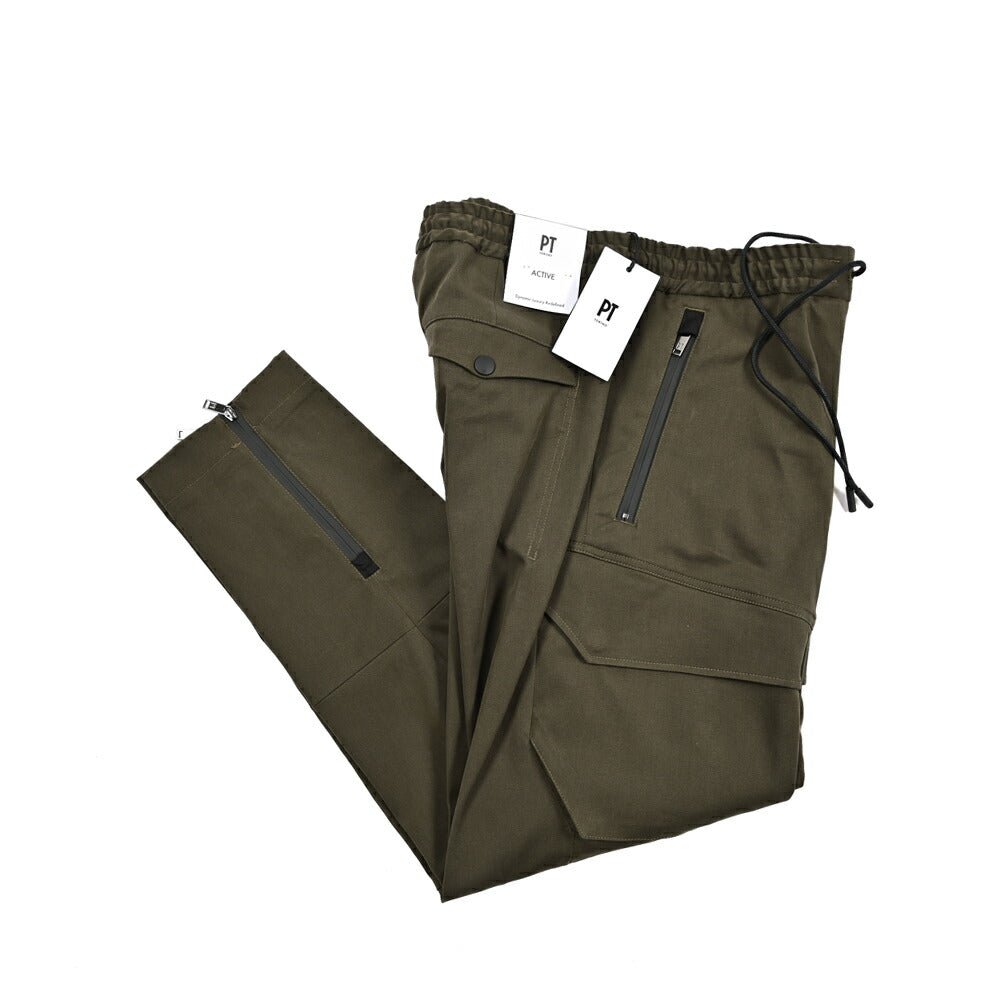 PT TORINO Active THETA モダール混コットン イージーカーゴパンツ｜430693-48｜GUARDAROBA MILANO OFFICIAL STORE