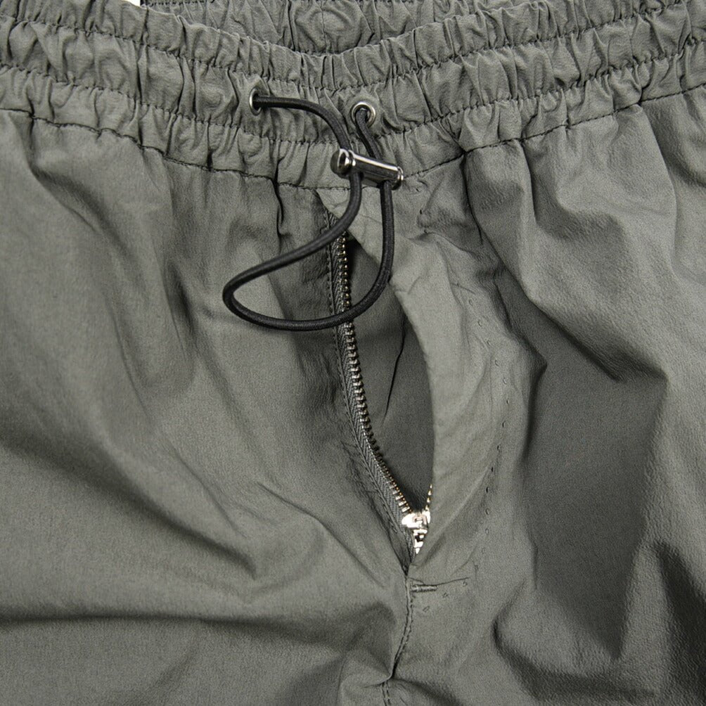 PT TORINO Active "THETA" ナイロン混コットン イージーカーゴパンツ / 裾ジップ カーキグリーン 46 | GUARDAROBA MILANO OFFICIAL STORE