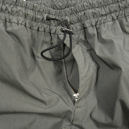 PT TORINO Active "THETA" ナイロン混コットン イージーカーゴパンツ / 裾ジップ カーキグリーン 46 | GUARDAROBA MILANO OFFICIAL STORE