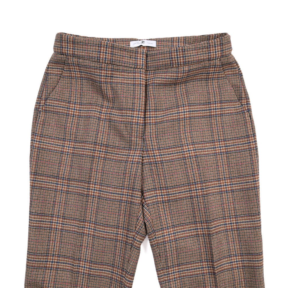PT TORINO “ANDREA” ヴァージンウール100% ノータックスラックス ブラウン 40 | GUARDAROBA MILANO OFFICIAL STORE