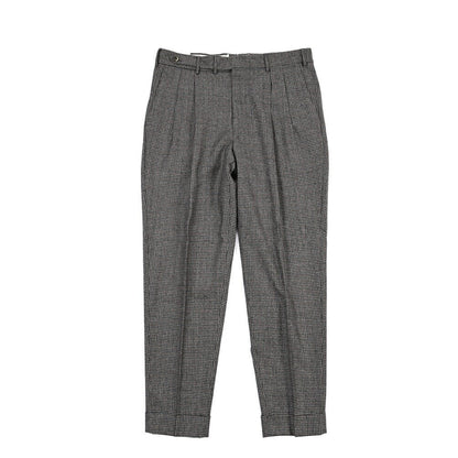 PT TORINO “CARROT FIT” SUPER 100's ヴァージンウール100% ツータックグルカパンツ グレー 48 | GUARDAROBA MILANO OFFICIAL STORE