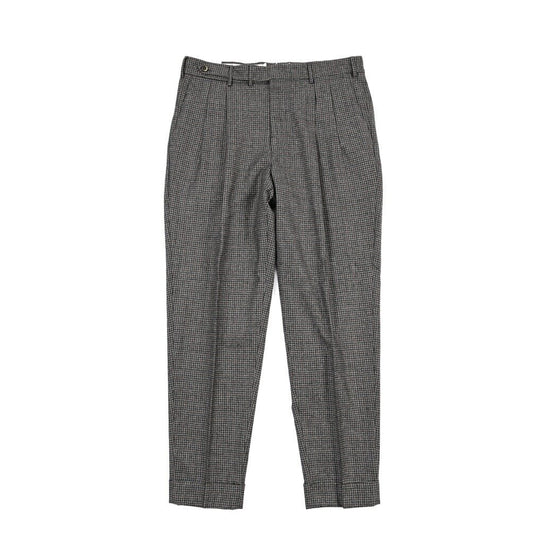 PT TORINO “CARROT FIT” SUPER 100's ヴァージンウール100% ツータックグルカパンツ グレー 48 | GUARDAROBA MILANO OFFICIAL STORE