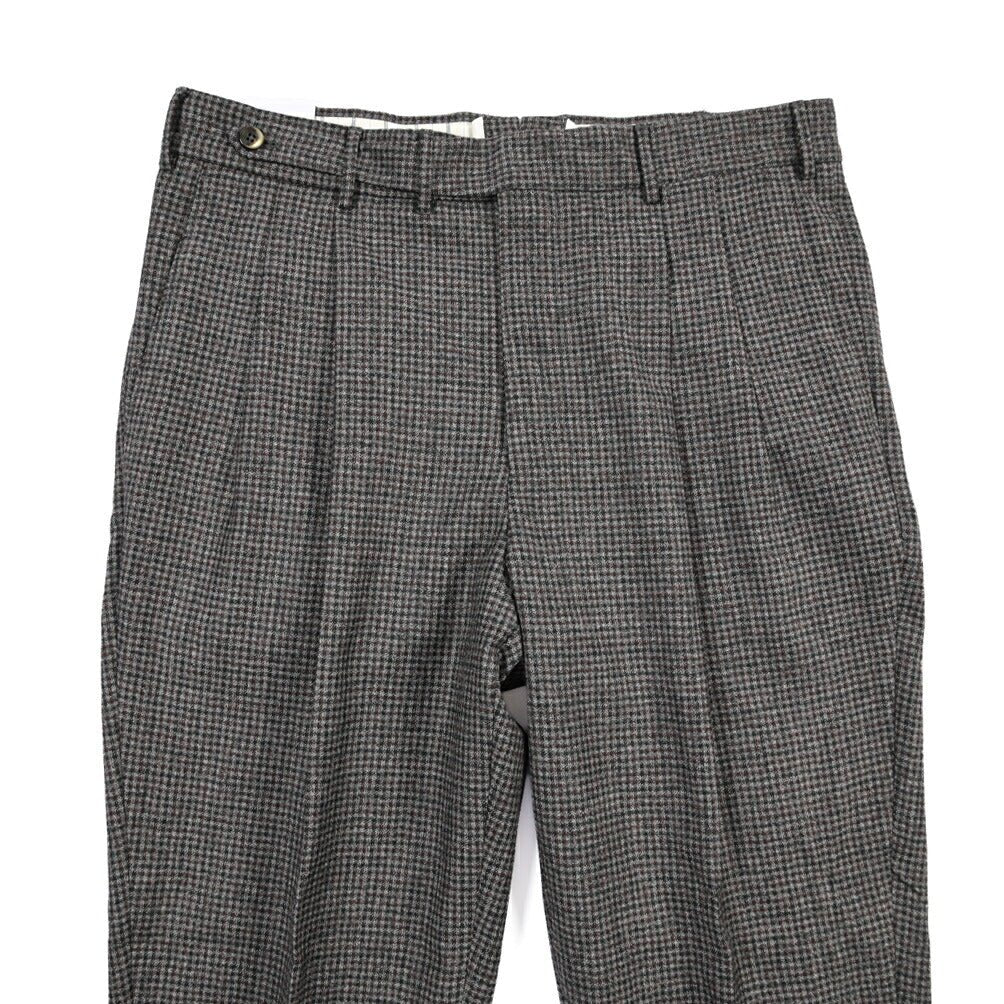 PT TORINO “CARROT FIT” SUPER 100's ヴァージンウール100% ツータックグルカパンツ グレー 48 | GUARDAROBA MILANO OFFICIAL STORE