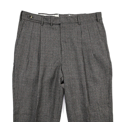 PT TORINO “CARROT FIT” SUPER 100's ヴァージンウール100% ツータックグルカパンツ グレー 48 | GUARDAROBA MILANO OFFICIAL STORE
