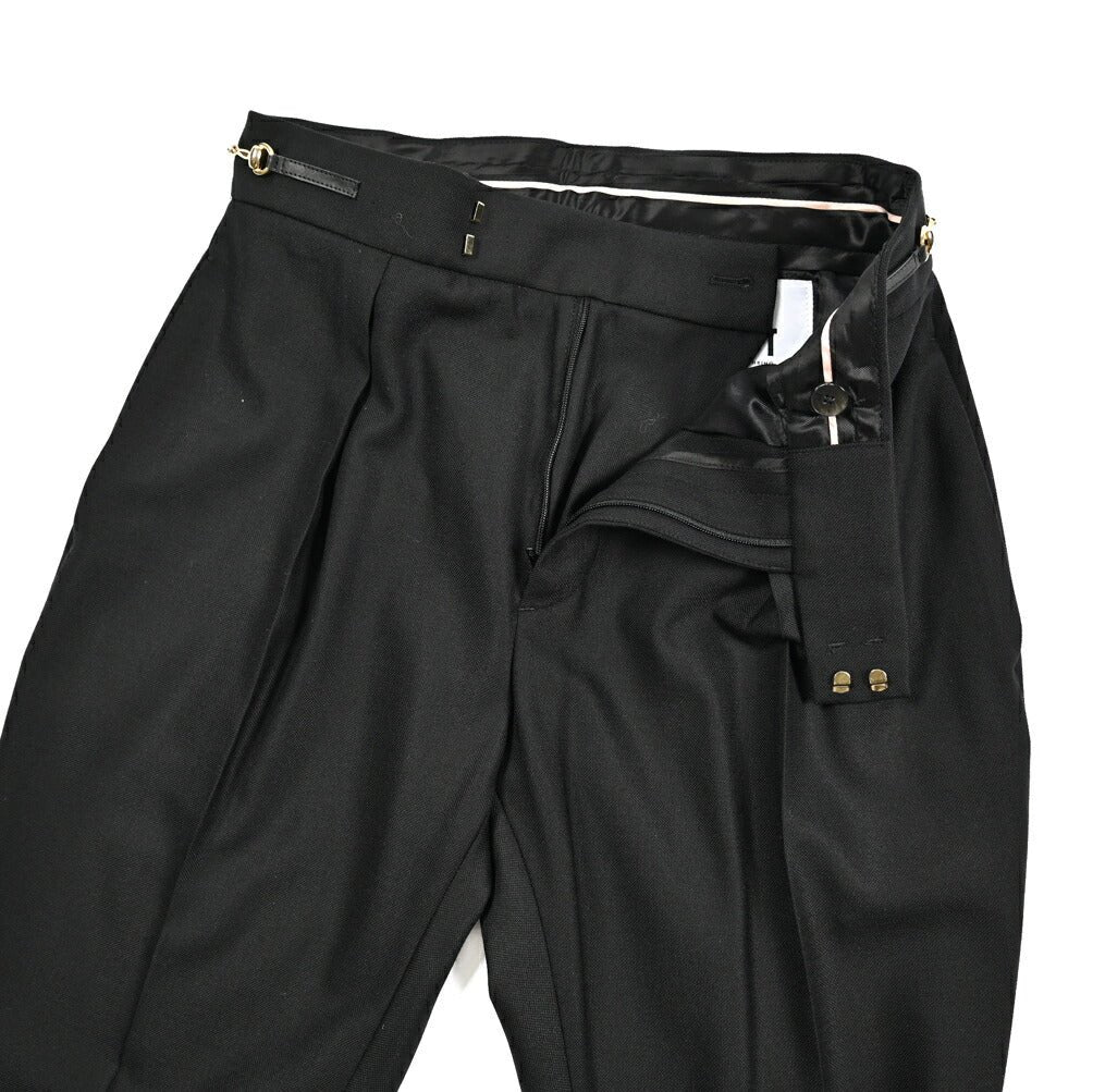 PT TORINO ピーティートリノ / CECILE ウール混 ベルトレススラックス