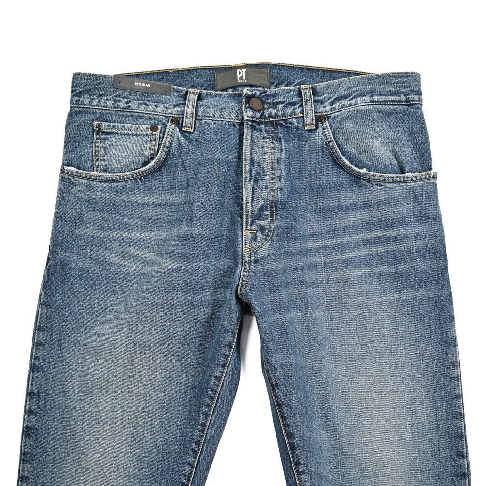 PT TORINO DENIM "BREAKBEAT" コットン100%デニム レギュラージーンズ｜437322｜GUARDAROBA MILANO OFFICIAL STORE