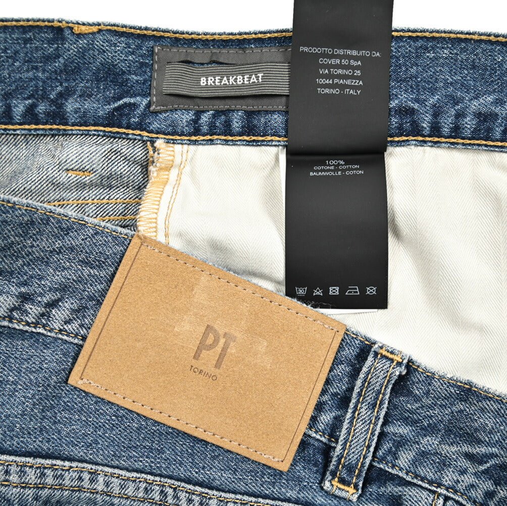 PT TORINO DENIM "BREAKBEAT" コットン100%デニム レギュラージーンズ｜437322｜GUARDAROBA MILANO OFFICIAL STORE