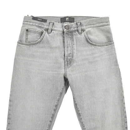 PT TORINO DENIM / "BREAKBEAT" コットン100%デニム レギュラージーンズ ライトグレー 33 | GUARDAROBA MILANO OFFICIAL STORE