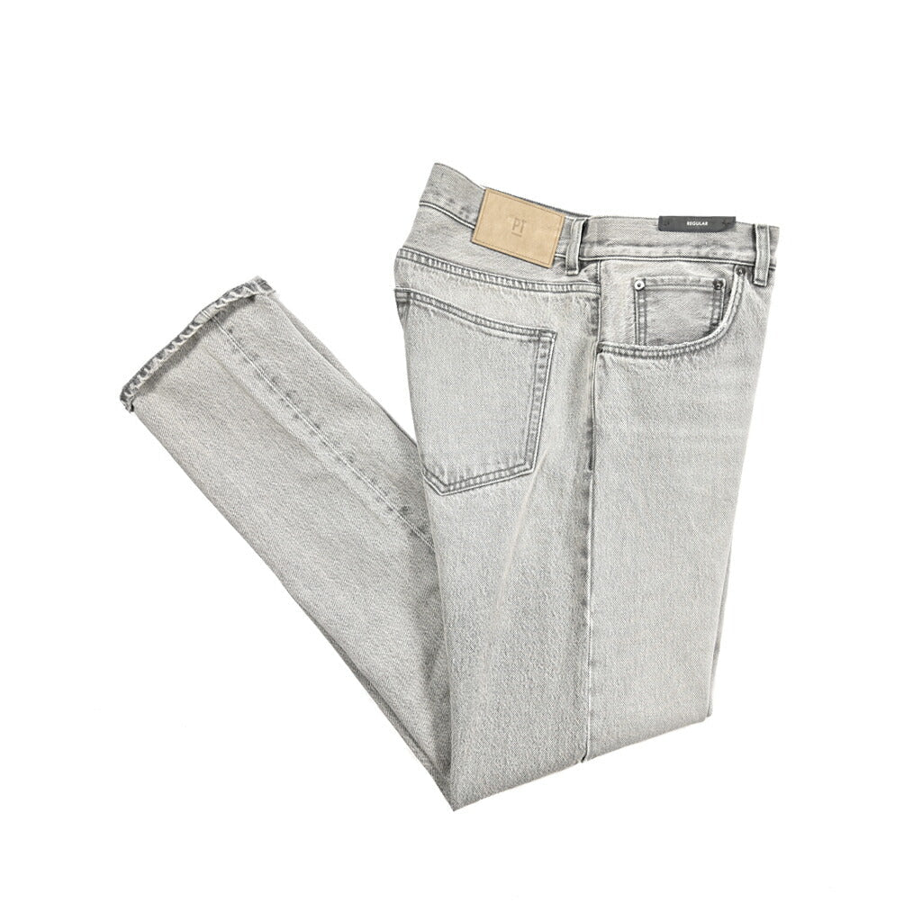 PT TORINO DENIM / "BREAKBEAT" コットン100%デニム レギュラージーンズ ライトグレー 33 | GUARDAROBA MILANO OFFICIAL STORE