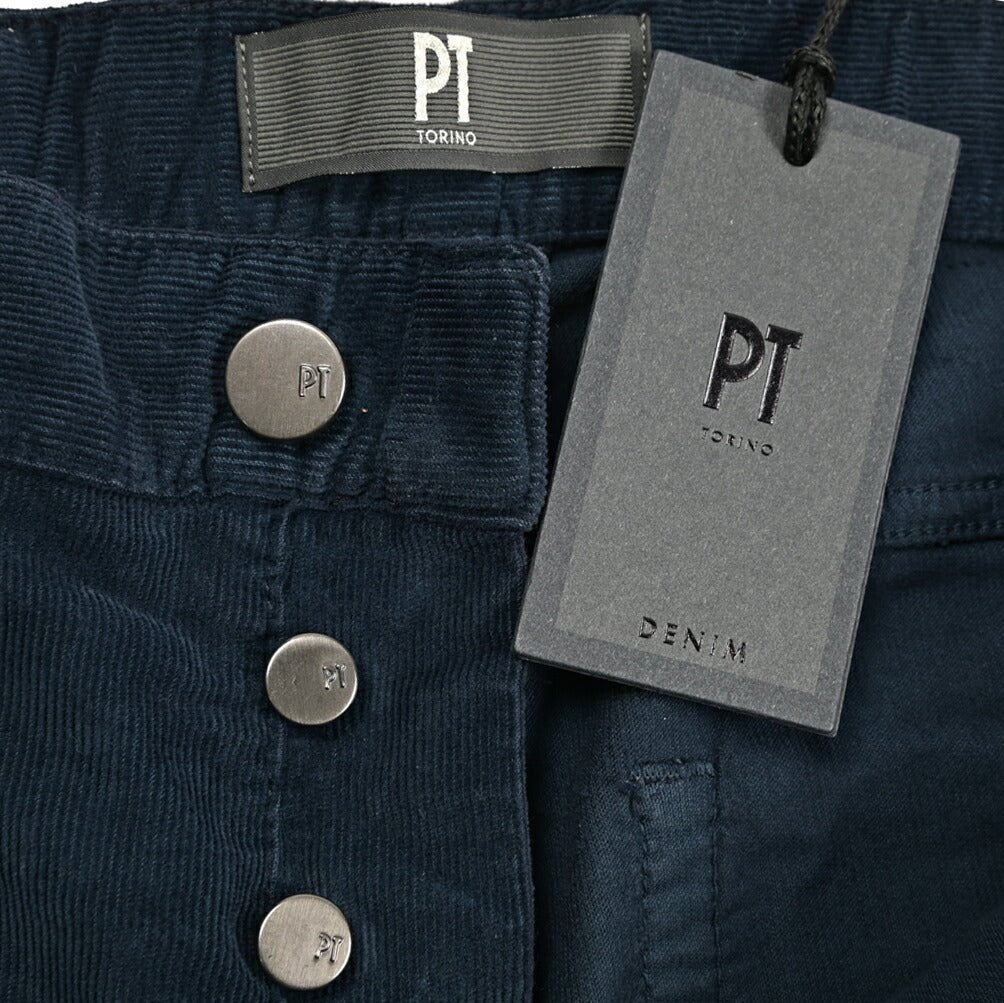 PT TORINO DENIM "BREAKBEAT" 細畝コーデュロイ 5ポケットレギュラーパンツ｜437407-30｜GUARDAROBA MILANO OFFICIAL STORE