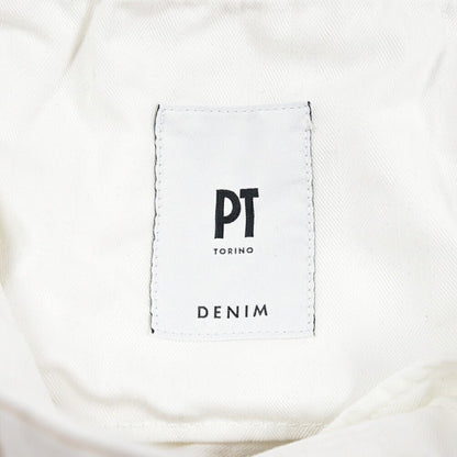 PT TORINO DENIM / "ELVIS" ストレッチデニム フレアジーンズ ホワイト 31 | GUARDAROBA MILANO OFFICIAL STORE