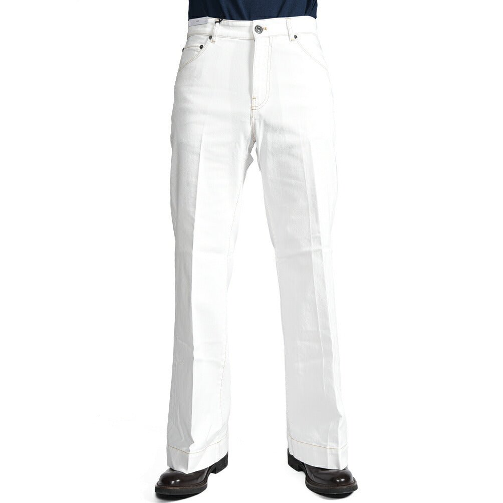 PT TORINO DENIM / "ELVIS" ストレッチデニム フレアジーンズ ホワイト 31 | GUARDAROBA MILANO OFFICIAL STORE