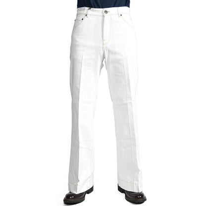 PT TORINO DENIM / "ELVIS" ストレッチデニム フレアジーンズ ホワイト 31 | GUARDAROBA MILANO OFFICIAL STORE