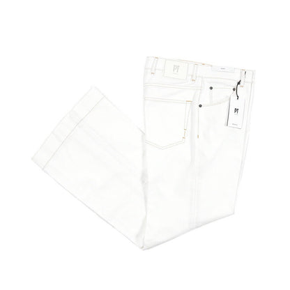 PT TORINO DENIM / "ELVIS" ストレッチデニム フレアジーンズ ホワイト 31 | GUARDAROBA MILANO OFFICIAL STORE