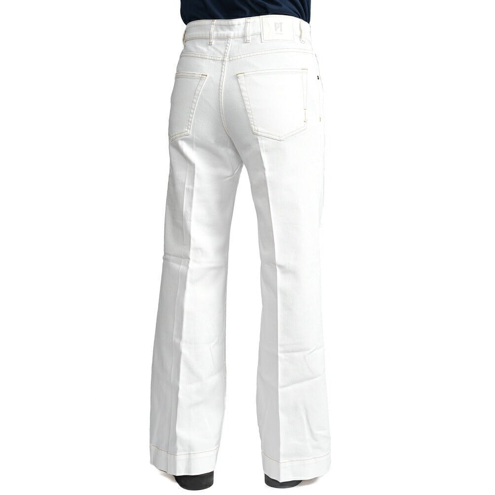 PT TORINO DENIM / "ELVIS" ストレッチデニム フレアジーンズ ホワイト 31 | GUARDAROBA MILANO OFFICIAL STORE