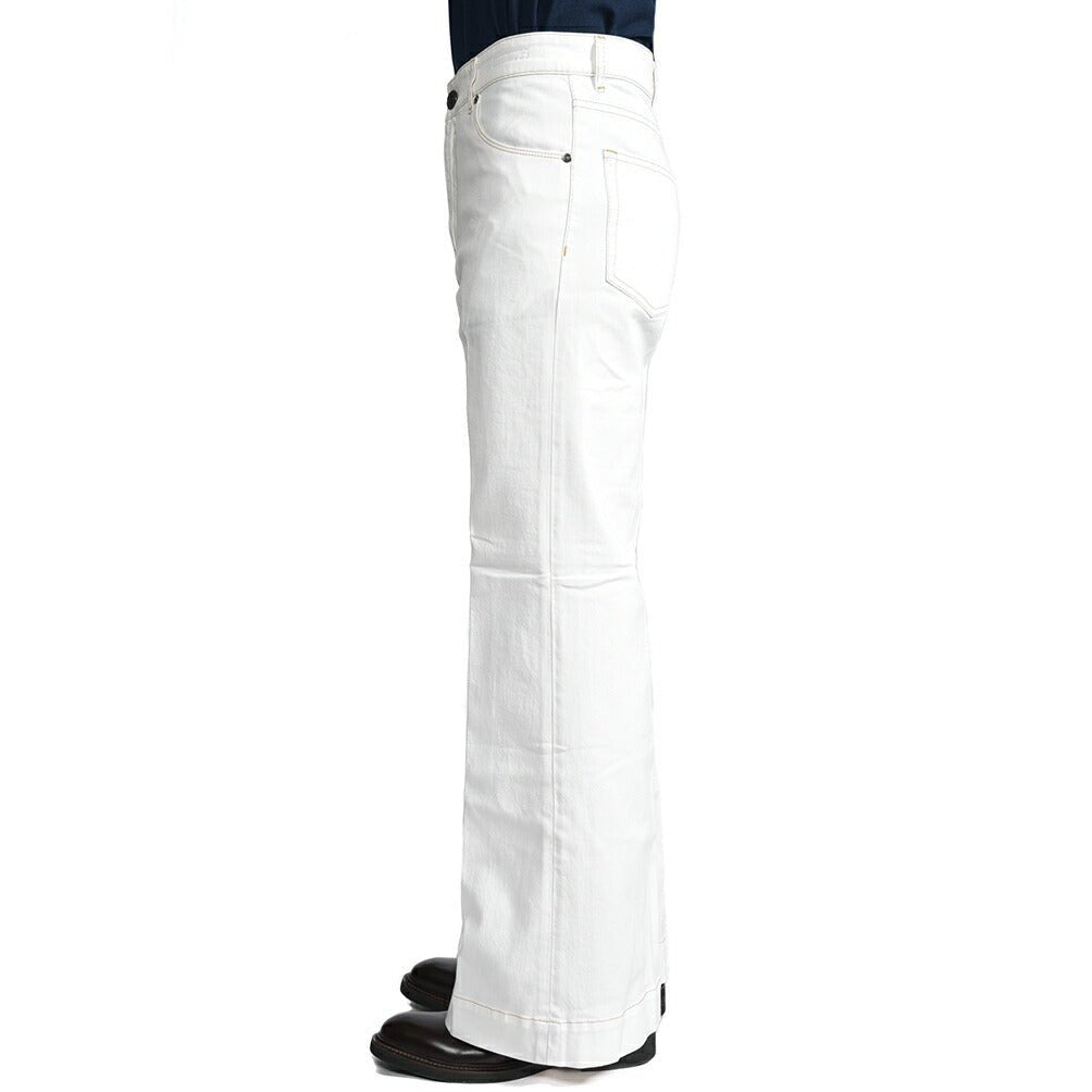 PT TORINO DENIM / "ELVIS" ストレッチデニム フレアジーンズ ホワイト 31 | GUARDAROBA MILANO OFFICIAL STORE