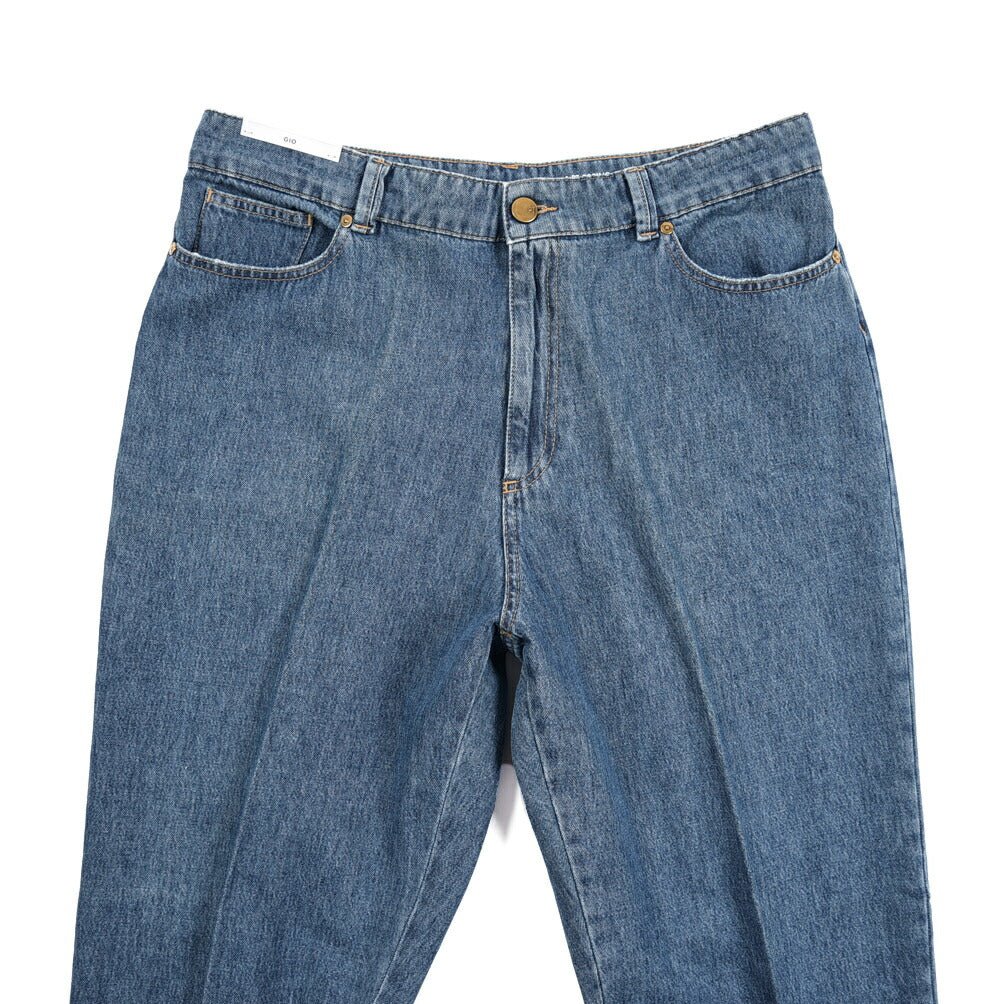 PT TORINO DENIM / "GIO" コットン100%デニム ワイドストレートジーンズ ブルー 34 | GUARDAROBA MILANO OFFICIAL STORE