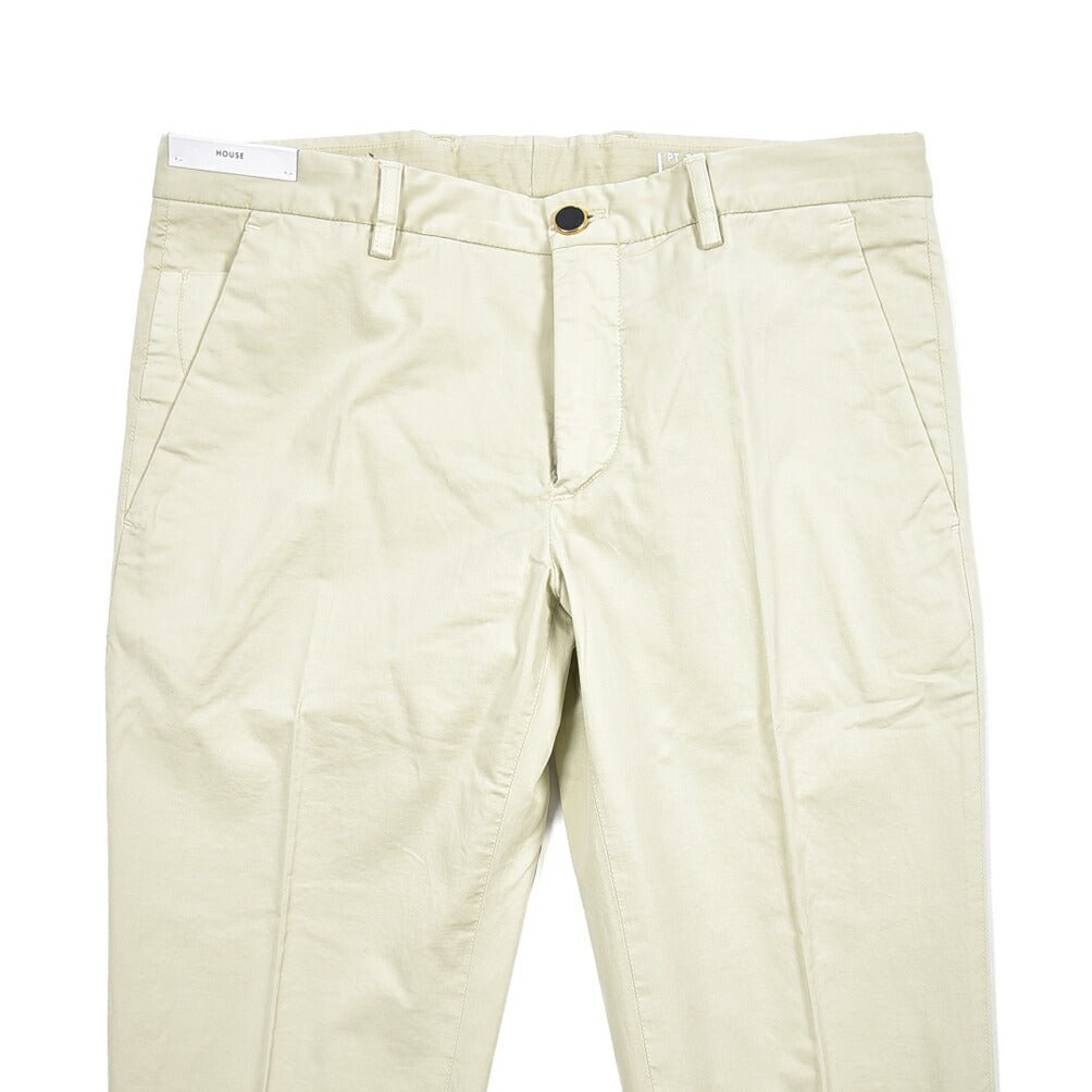 PT TORINO DENIM "HOUSE" ストレッチコットン スーパースリムパンツ ライトベージュ 29 | GUARDAROBA MILANO OFFICIAL STORE