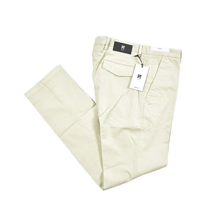 PT TORINO DENIM "HOUSE" ストレッチコットン スーパースリムパンツ ライトベージュ 29 | GUARDAROBA MILANO OFFICIAL STORE