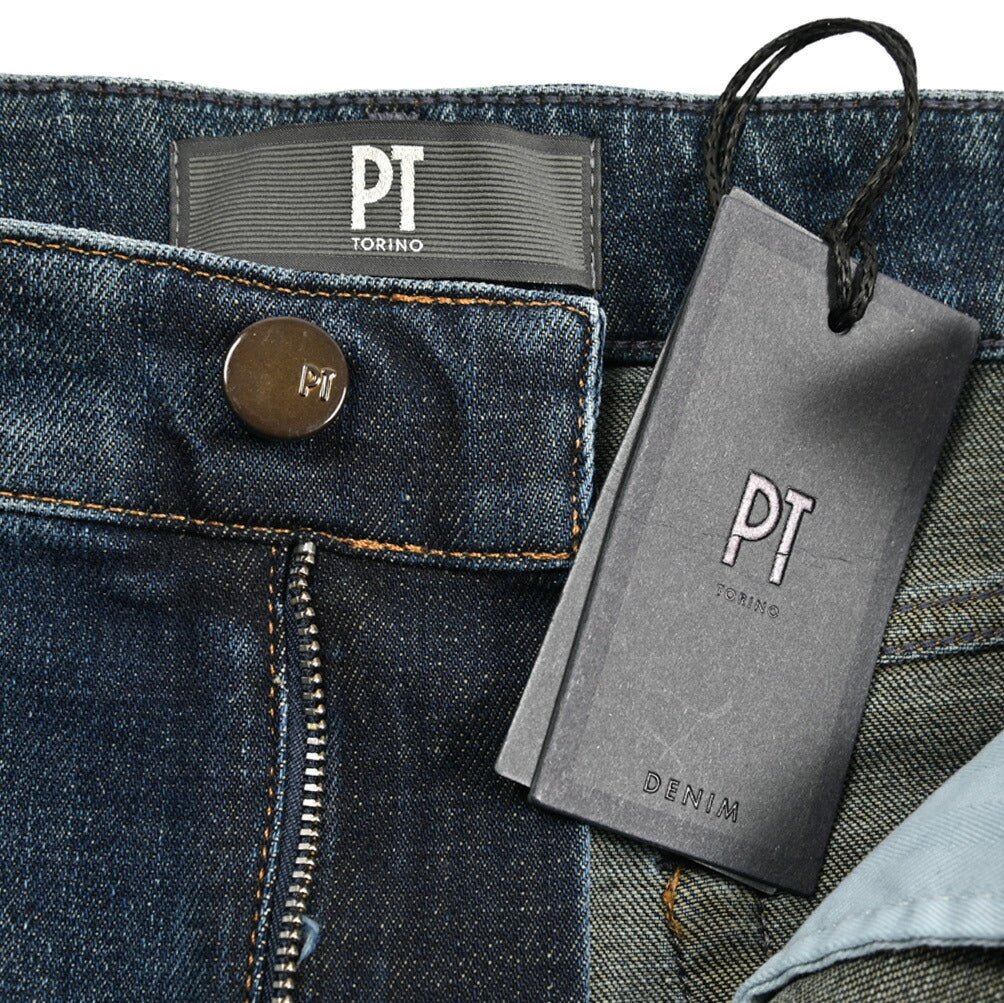 PT TORINO DENIM "INDIE" ストレッチデニム テーパードジーンズ｜437346-37｜GUARDAROBA MILANO OFFICIAL STORE