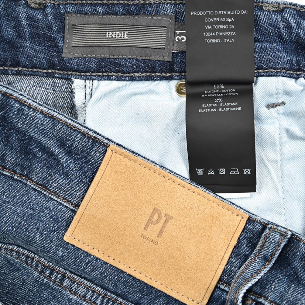 PT TORINO DENIM "INDIE" ストレッチデニム テーパードジーンズ｜437356-29｜GUARDAROBA MILANO OFFICIAL STORE