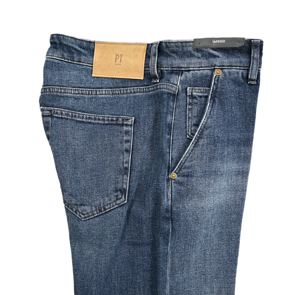 PT TORINO DENIM "INDIE" ストレッチデニム テーパードジーンズ｜437356-29｜GUARDAROBA MILANO OFFICIAL STORE