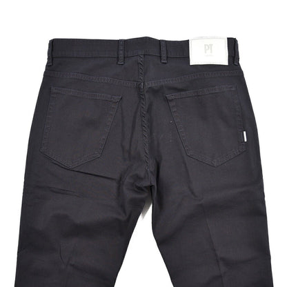 PT TORINO DENIM "INDIE" リヨセル混コットンチノ ストレッチテーパードパンツ ネイビー 32 | GUARDAROBA MILANO OFFICIAL STORE